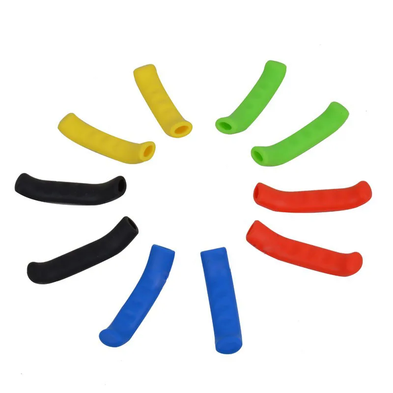 2 шт. силиконовые чехлы для ручек велосипеда|brake handle cover|cover goodbrake pads cover |