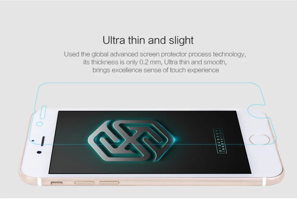 Nillkin H/H+ PRO стеклянная крышка пленка для Iphone7 Iphone 7 Plus Закаленное стекло протектор экрана с нано покрытием
