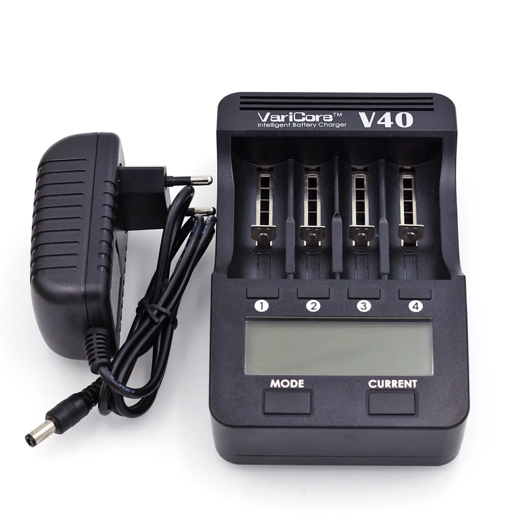 VariCore V40 3,7 V 18650 26650 18350 16340 18500 25500 10440 17500 никель-металл-гидридного 1,2 V AA/AAA зарядное напряжение на выходе 5 в ЖК-дисплей умное зарядное устройство для аккумуляторов