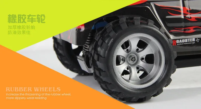 Wltoys A979 1/18 2,4 GHz 4WD высокоскоростной Монстр 50 км/ч Rc гоночный автомобиль с радиопередатчик RTR пульт дистанционного управления внедорожник