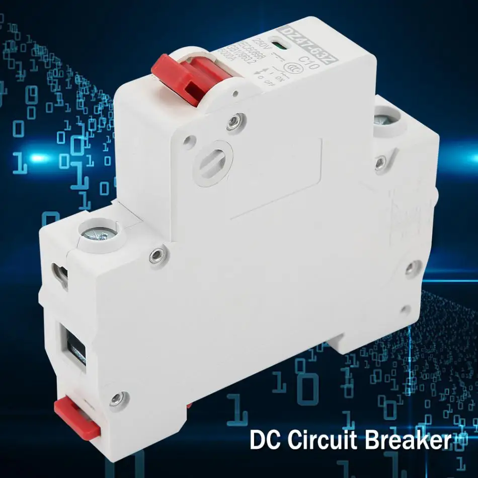 DZ47-63Z-1P 10A DC миниатюрный выключатель утечки воздуха переключатель инструмент профессиональный