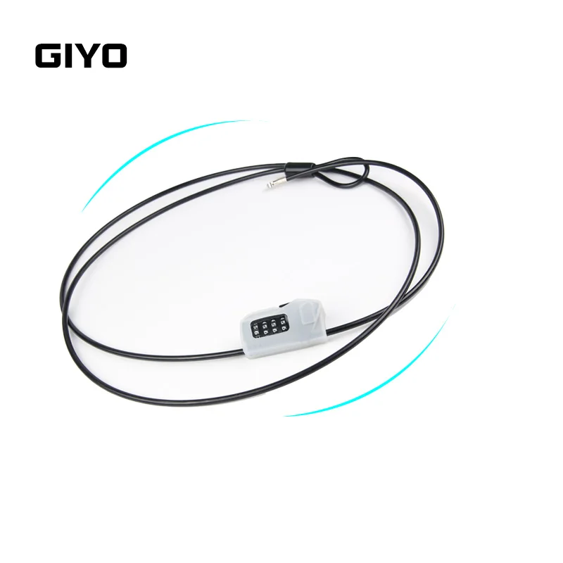 Замок GIYO для велосипедного шлема 4 значный кодовый замок лыжных и мотоциклетных