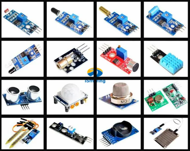 Official iSmaring 16pcs/lot Raspberry Pi 3&ampRaspberry 2 Model B the sensor module package 16 kinds of | Игрушки и хобби