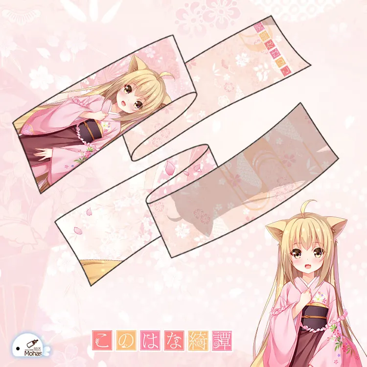 180*25 см аниме Konohana Kitan Yuzu милый мягкий зимний длинный шарф из микрофибры|long scarf|winter