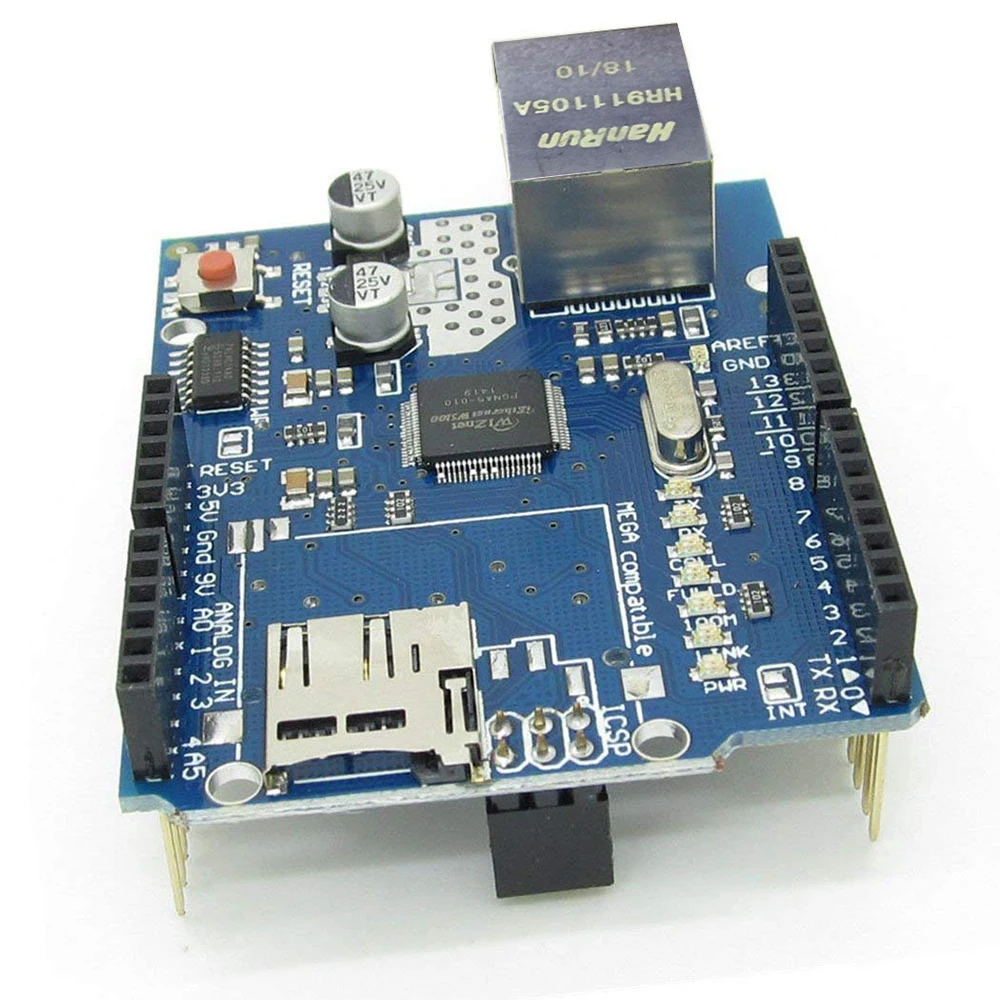 Ethernet экран W5100 R3 для UNO Mega 2560 UNR макетная плата|Интегральные схемы| |
