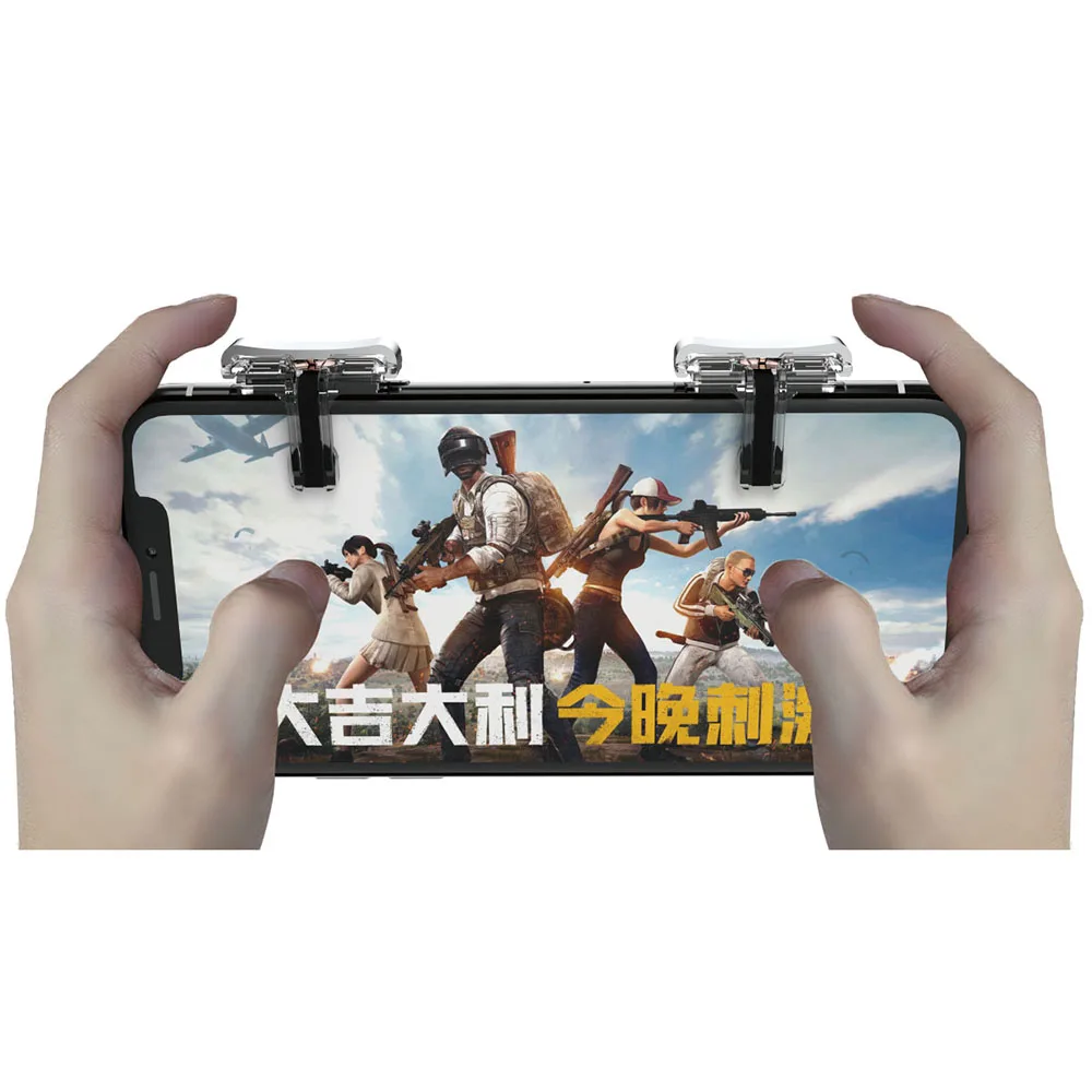 PUBG Controllers joystick gamepad mobile gaming controller with handle grip free fire buttons for iphone 7 trigger | Электроника