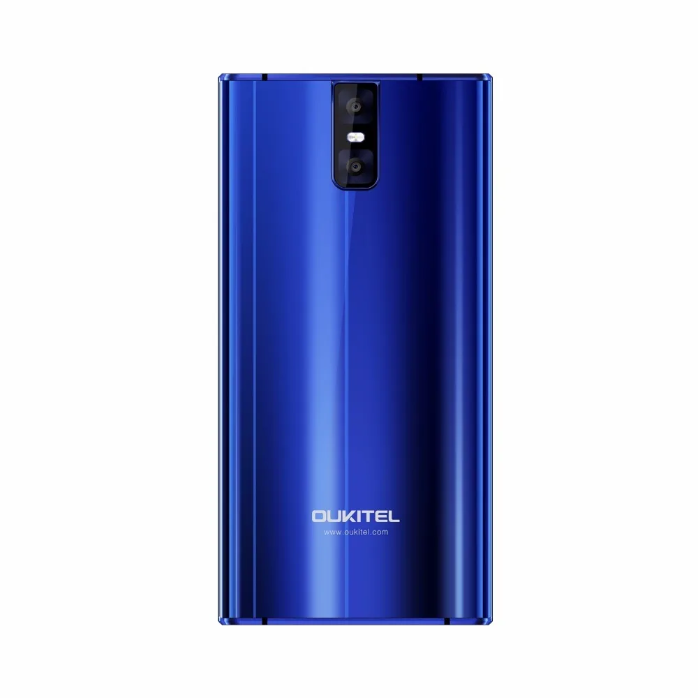 Oukitel K3 Mobile Phone MT6750T Octa Core 4GB+64GB 5.5&quot Dual 2.5D Screen 6000mAh 4 Cameras 16MP+2MP Front Fingerprint Smartphone |