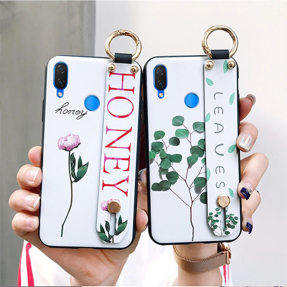 AXBETY для Honor 8x 9X 20i модный шнурок для цветов Floop Stand чехол для huawei Honor 10 Lite/P Smart Snova 3i мягкий чехол