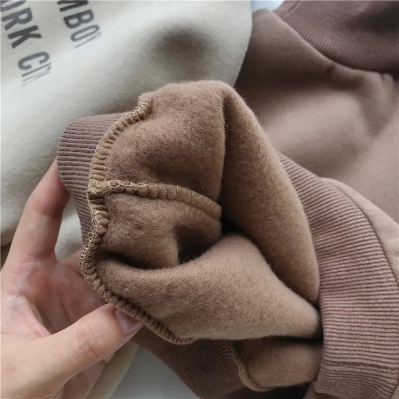 2018 осень-зима Новое поступление в Корейском стиле хлопковые с надписью