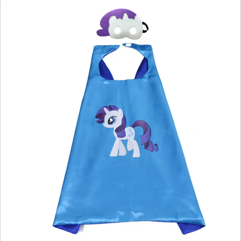 Рождество Хэллоуин мои дети Девушки Little Pony Костюмы для косплея мыс с масками на