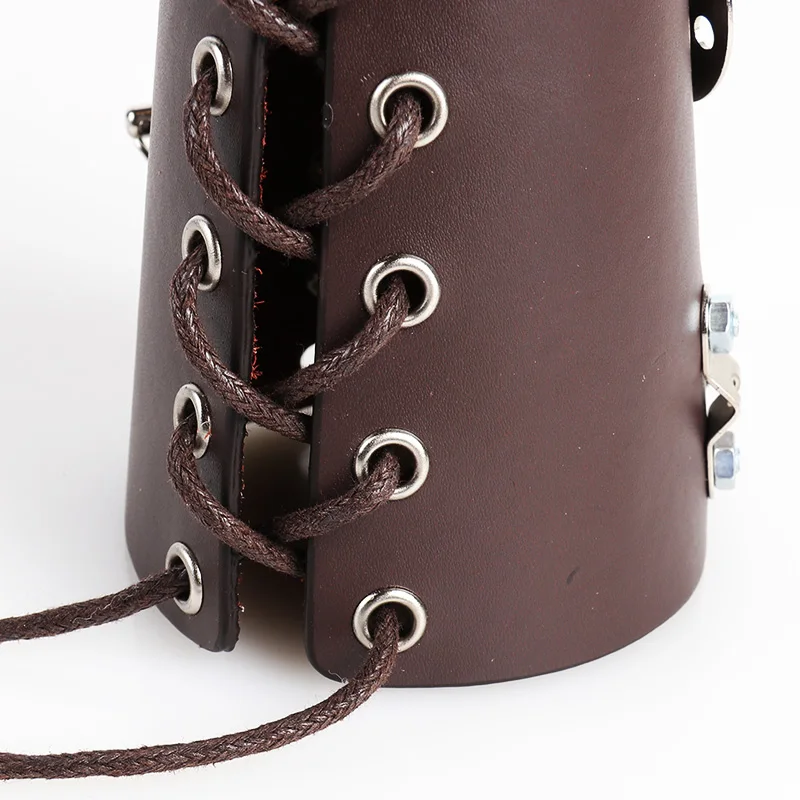 IGACG PU Vintage Steampunk Armband Long Steam Punk Bracelet With Gear Music Props Gauntlet Accessories | Тематическая одежда и