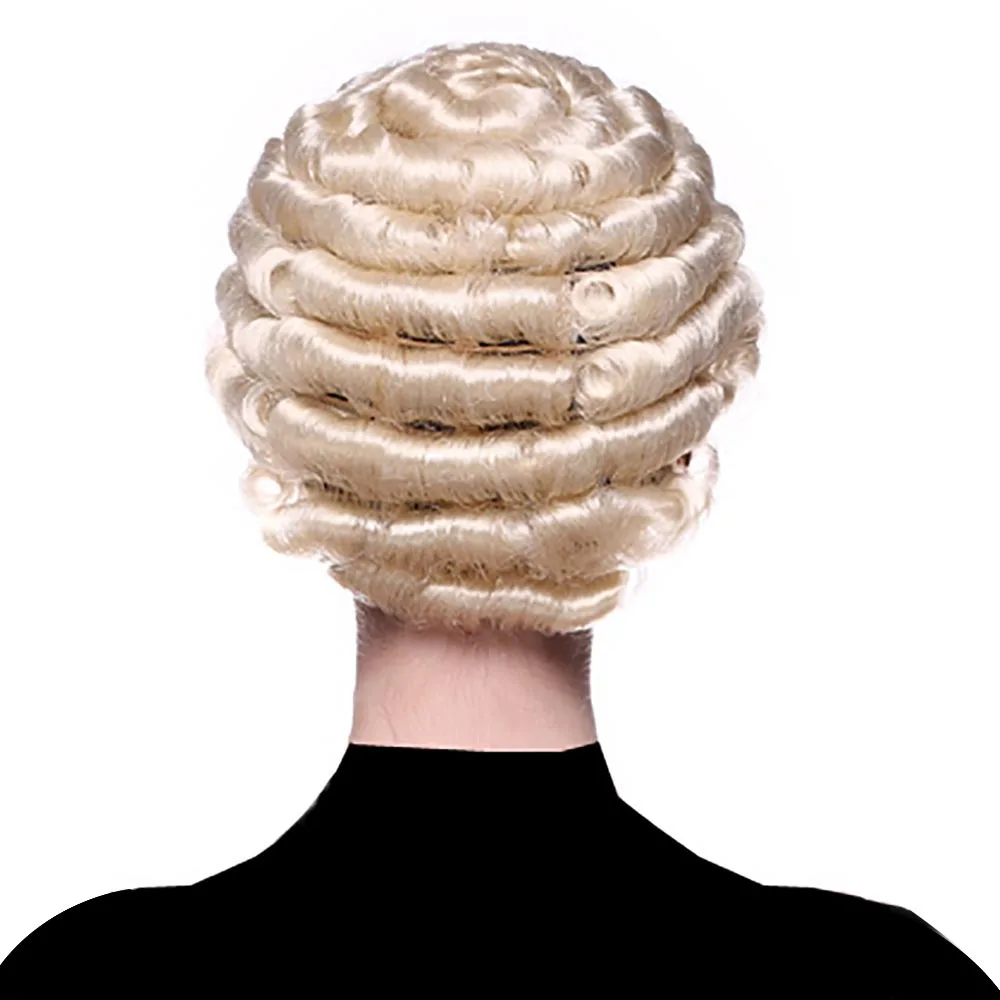 Женский короткий кудрявый блонд для девушек синтетические волосы высокое