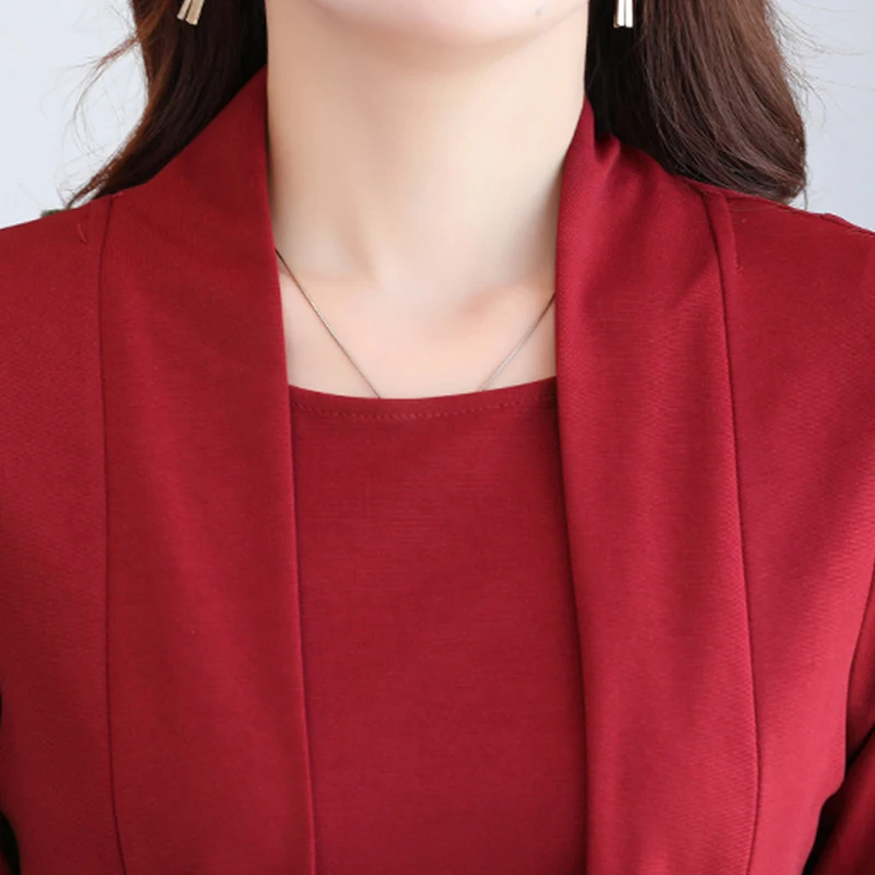 Женское платье с длинным рукавом на пуговицах круглым вырезом|plus size dress|ladies party