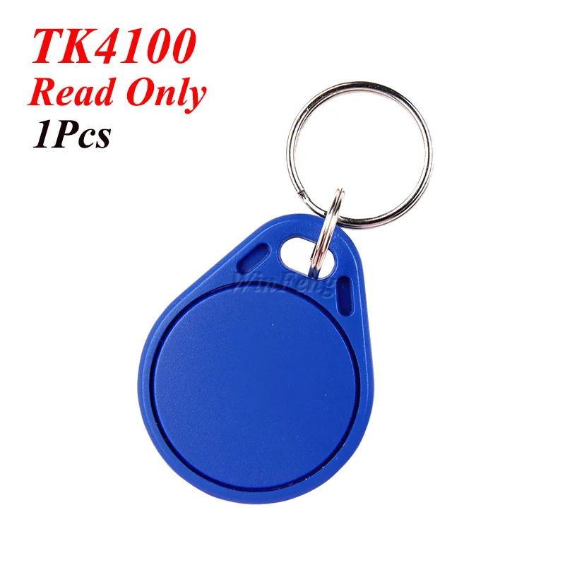 

1 шт. Бесконтактный EM4100 RFID тег 125 кГц ABS брелок Токен с TK4100 ЧИПАМИ синий чтение только для системы контроля доступа