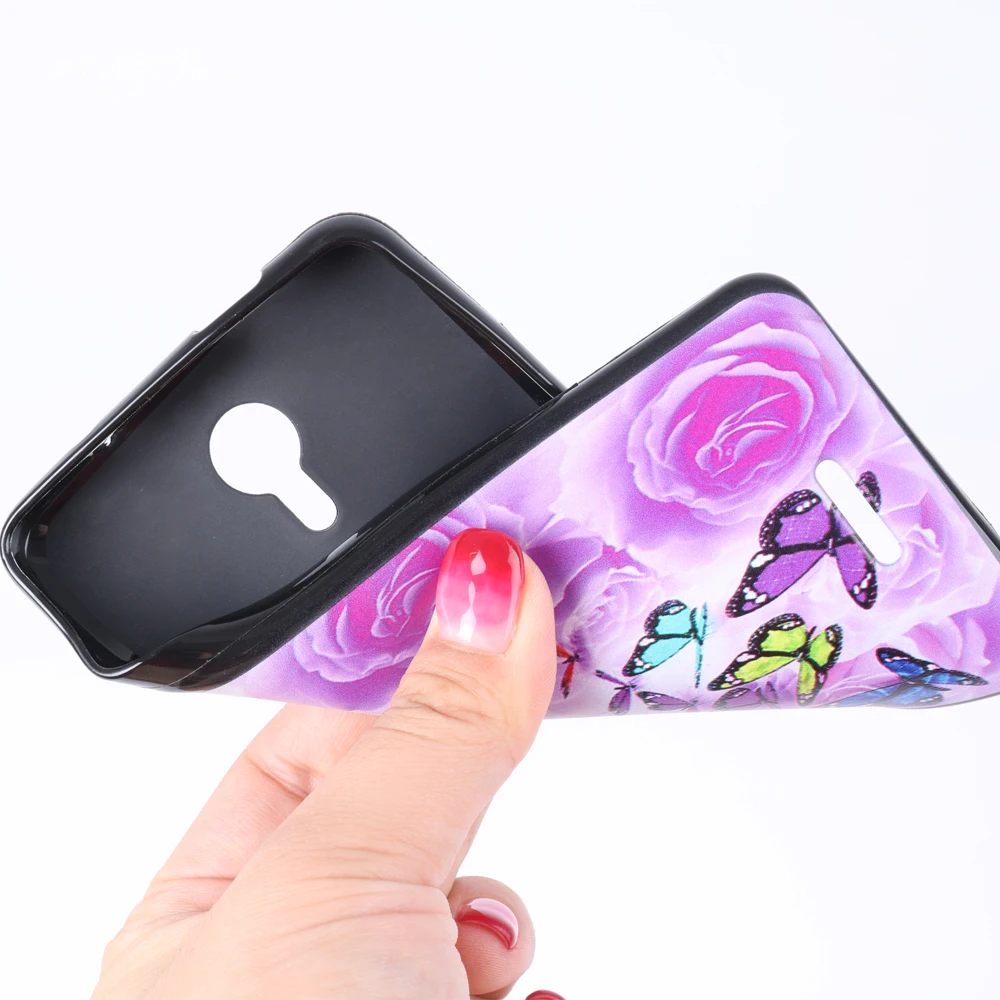 Yisisource Новое прибытие для Wiko Jerry 2 красочные Funda Оригинальная мягкая силиканая задняя крышка-чехол для телефона для Wiko Jerry 2 мультфильм Coque