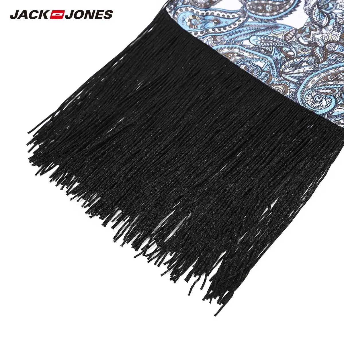 Jack Jones Новый комфорт Пейсли узор кисточкой дизайн узкий шарф | 218188504|Женские шарфы|