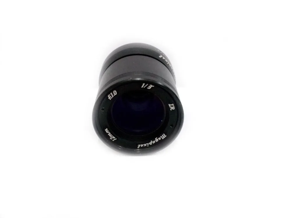 HD 1/3 &quotF1.0 CCTV фиксированная диафрагма инфракрасная съемка 12 мм Объектив CS Mount Lense