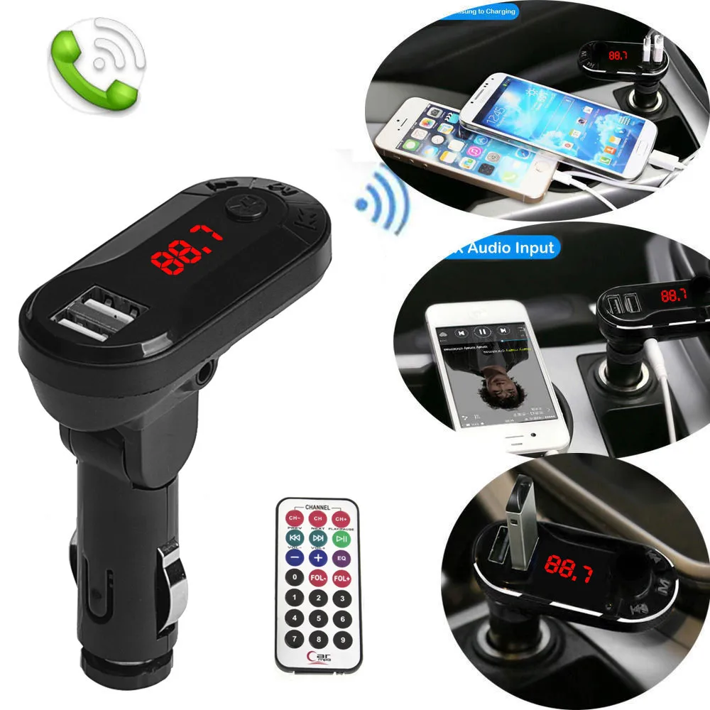 2019 беспроводной Bluetooth fm-передатчик модулятор громкой связи автомобильный