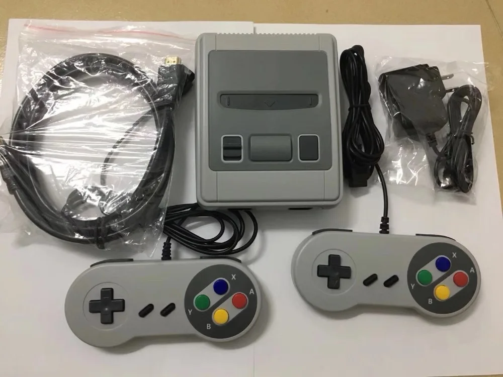 Супер мини HDMI семейный ТВ 8 бит SNES Видео игровая консоль Ретро Классический HD