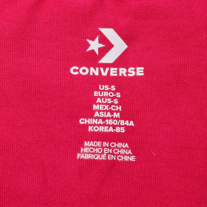 Оригинальный Новое поступление 2018 Converse Для женщин футболки с коротким рукавом