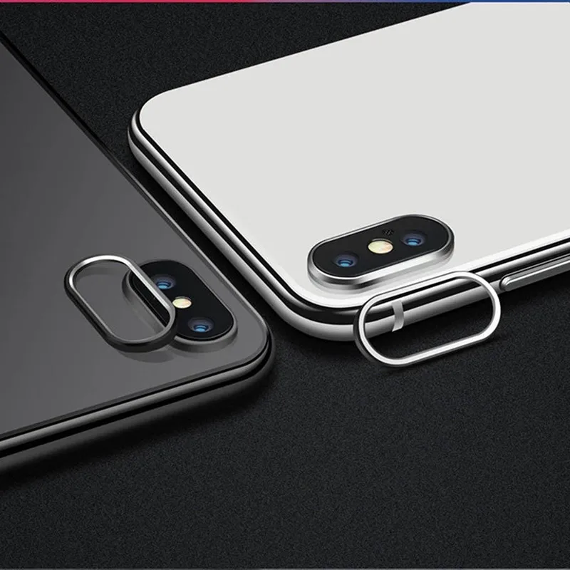 Металлический алюминиевый защитный чехол для объектива камеры iPhone x xs max xr 7 8 6 6s plus