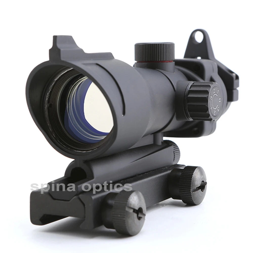 Охотничий Тактический прицел с красной зеленой сеткой ACOG 1x32 точкой 20 мм