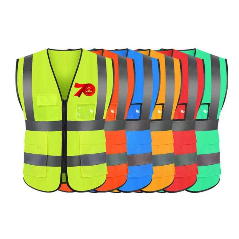 1 шт. свободный логотип индивидуальный жилет Hi vis спецодежда защитный
