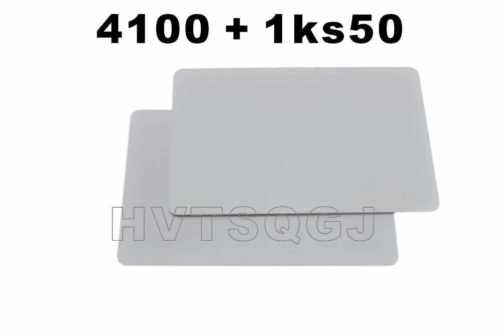 (10 шт./лот) 13 56 МГц 125 кГц RFID бесконтактная смарт-карта двойной чип частота карты