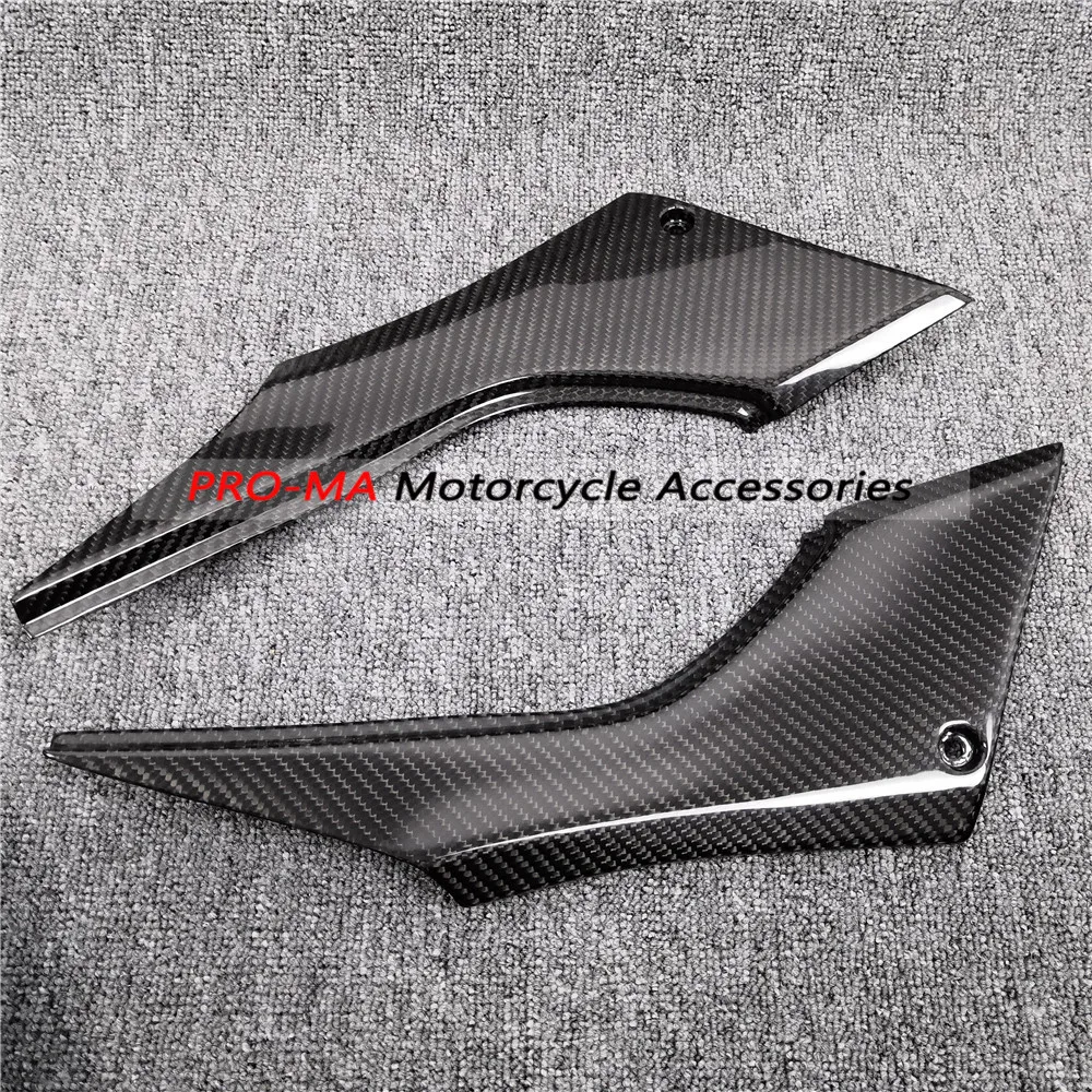 Мотоциклетные панели под сиденьем из углеродного волокна для Kawasaki Ninja 300 250R Z250 2013 +