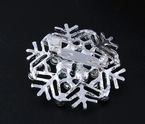 Snowflake Pearl Brooch Jewelry For Women/men Fashion Pins Metal Scarf Wedding Gift Diy Jewellery Accessories | Украшения и