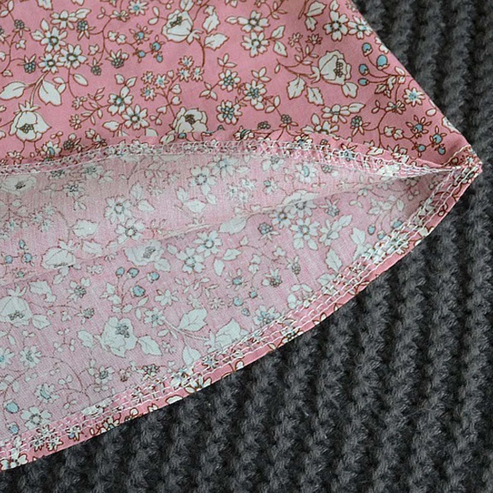 

Sweet Baby Girls clothes Set Summer Floral print Bowknot Vest T-Shirt+Shorts Outfits Clothes Set for girls children kids A1