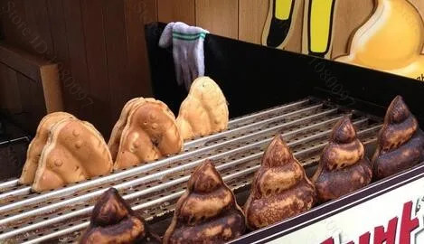 Цифровой Электрический вафельный пекарь в форме секреции пекарский пирог фэкаса