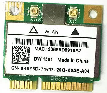 Беспроводная мини карта PCI E DW1501 Broadcom BCM94313HMG2L WLAN 802.11n Wi Fi для ноутбука внутренний