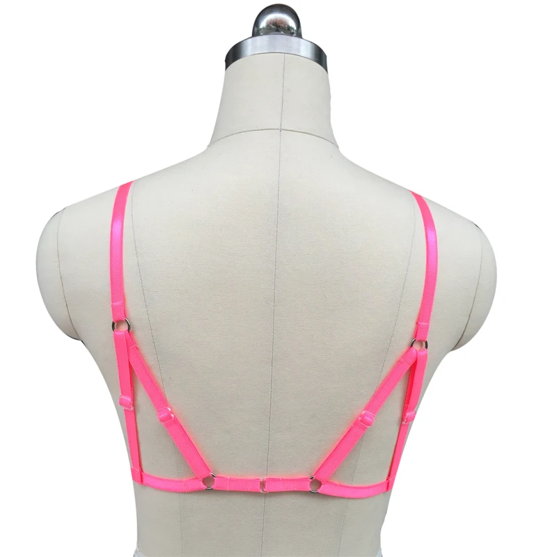 Розовый бюстгальтер в клетку 90's утягивающий корсет-бондаж бюстгальтер-Бралетт