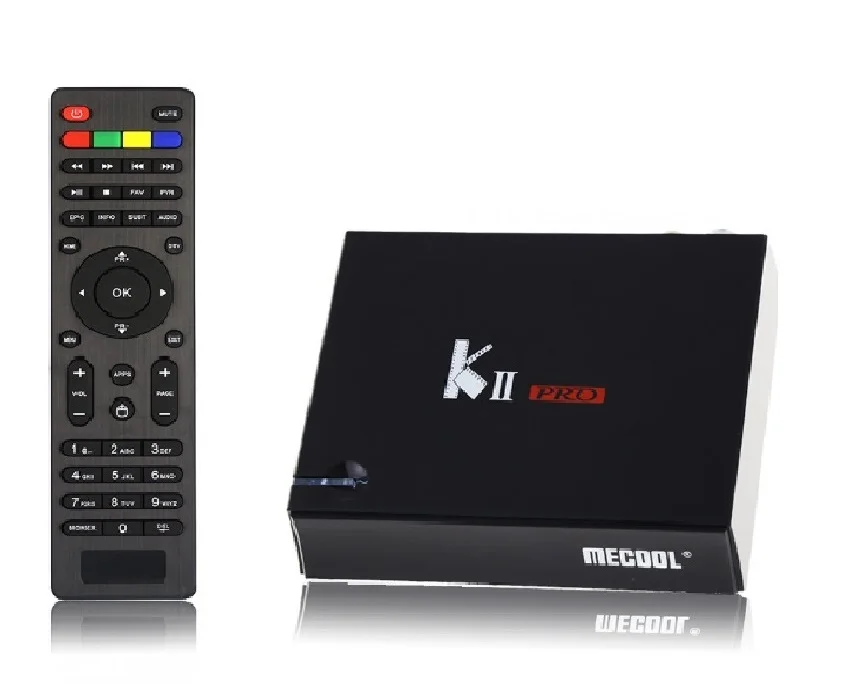 DVB-S2/T2 Mecool KII PRO Android 7,1 tv Box Amlogic S905D K2 PRO QuadCore 2G16G 4K Поддержка NEWCAMD Dual Wifi BT4.0
