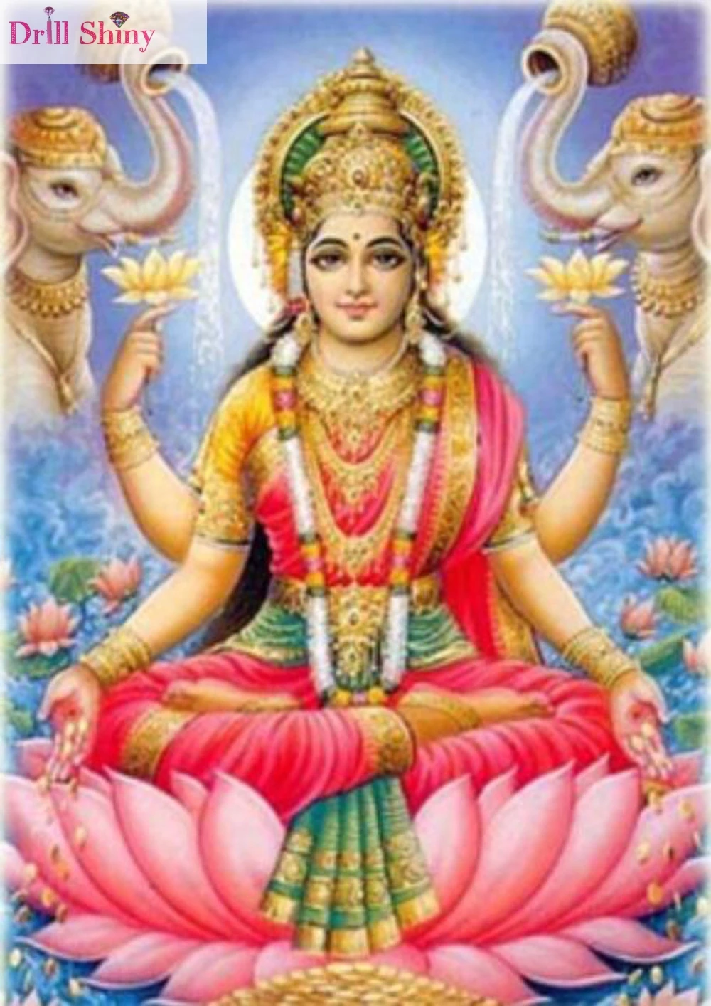 3d полная Алмазная картина Бог богатства вышивка Lakshmi квадратная мозаика с