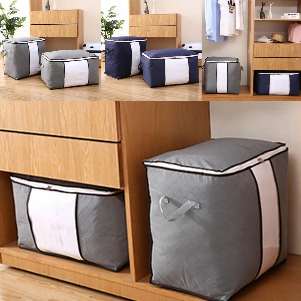 Бытовая сумка для хранения одеяла подушка сумки простая портативная Лоскутная