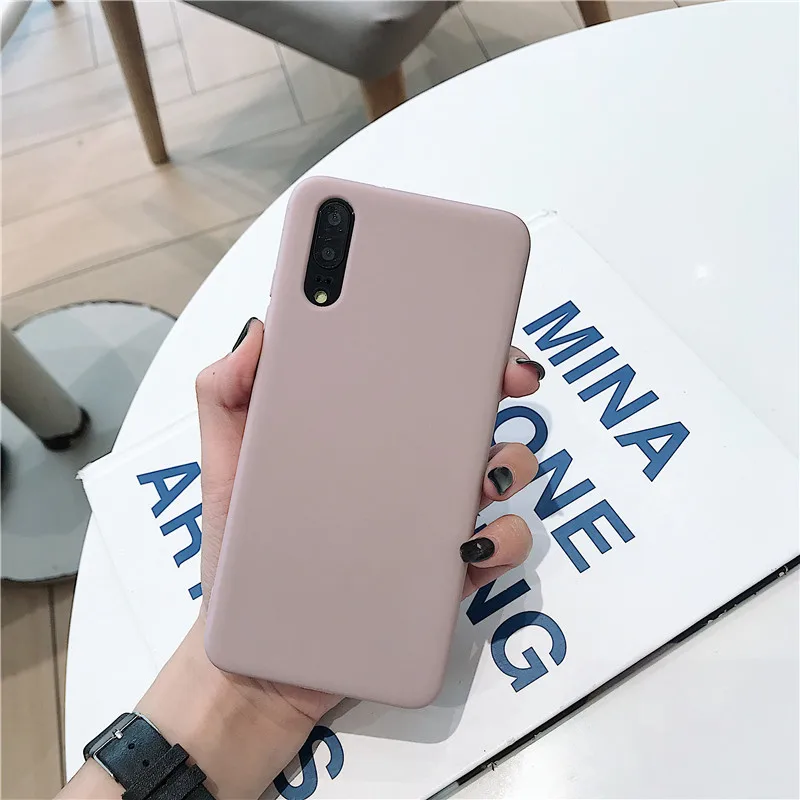 Silicone TPU Soft Phone Case For Huawei P30 P20 Pro Lite Mate 20 10 9 P10 Honor 8X Play Cover |