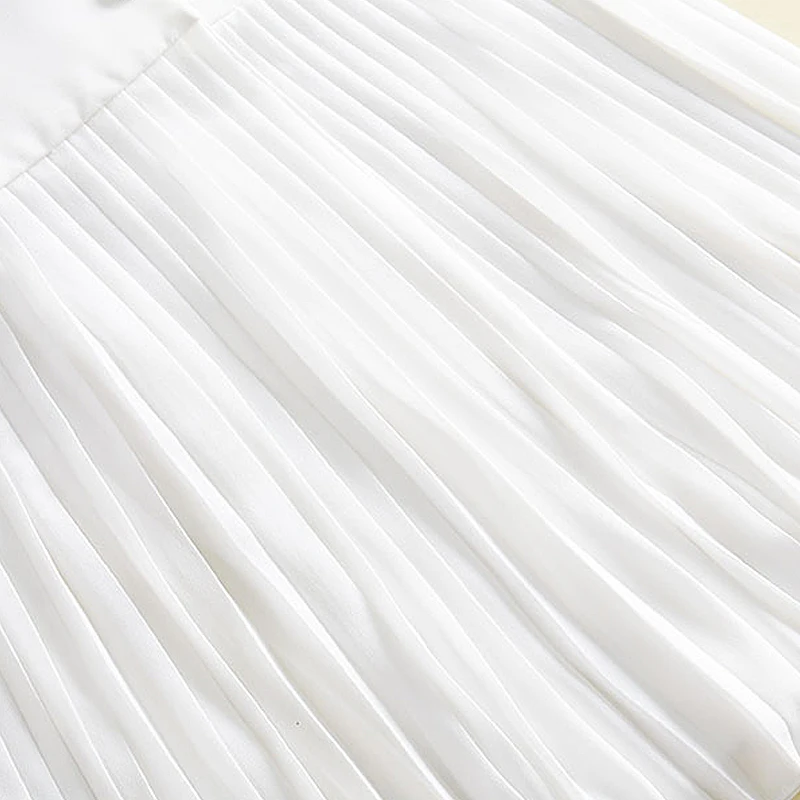 

Milan Runway Designer High Quality 2018 Autumn New Women'S Fashion Party Workplace Sexy Vintage Elegant Chic Office White Dress