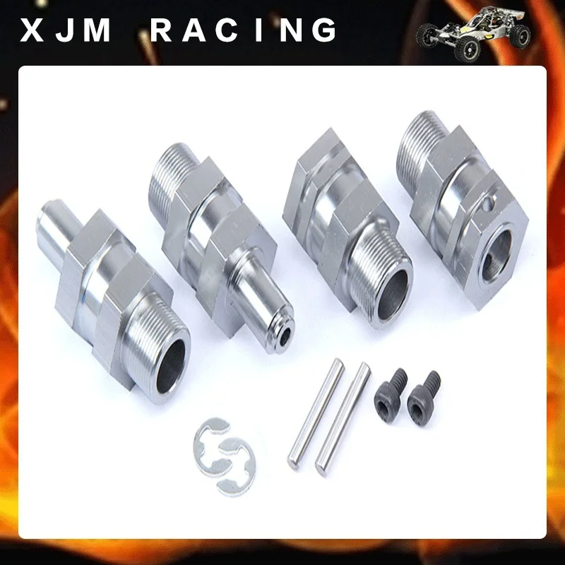 Металлический обновленный шестигранный хаб для 1/5 HPI Rovan km Baja 5b rc автозапчасти - Цвет: silver