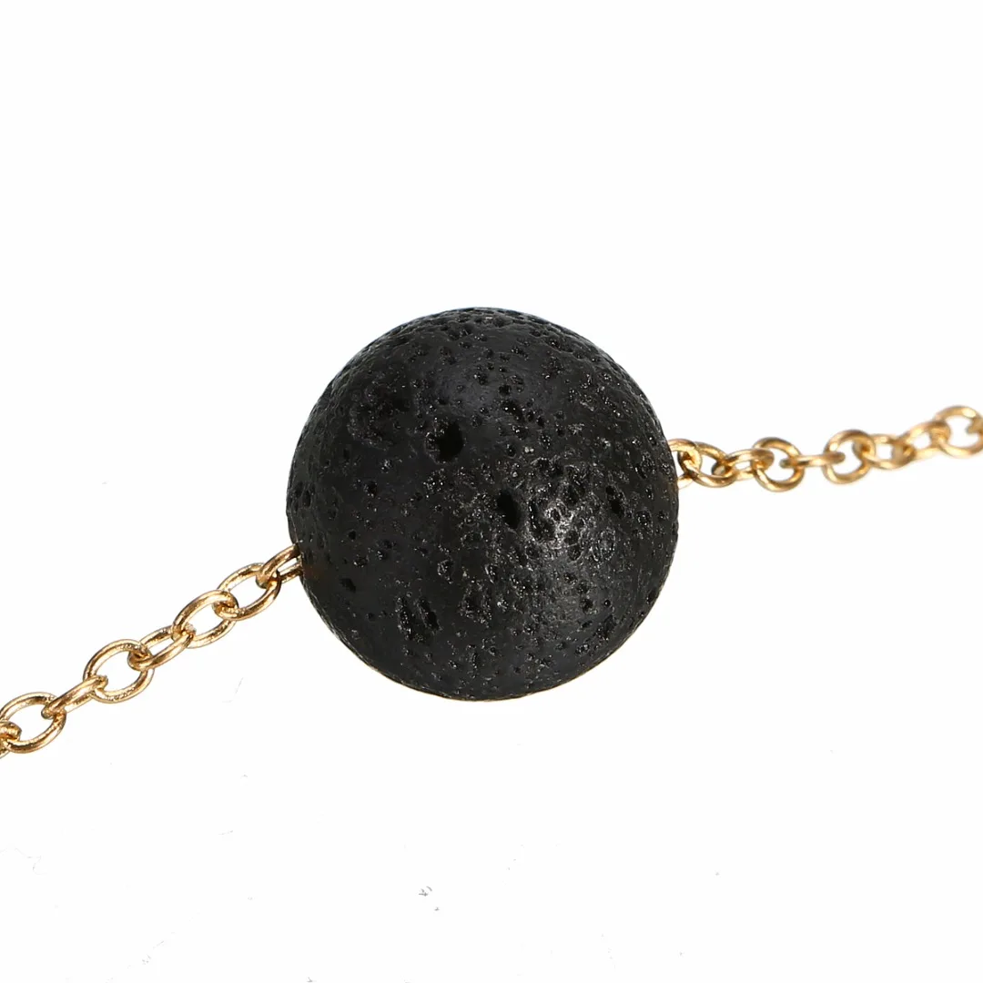 Shellhard диффузор эфирного масла Золотая цепочка браслет для женщин винтажный