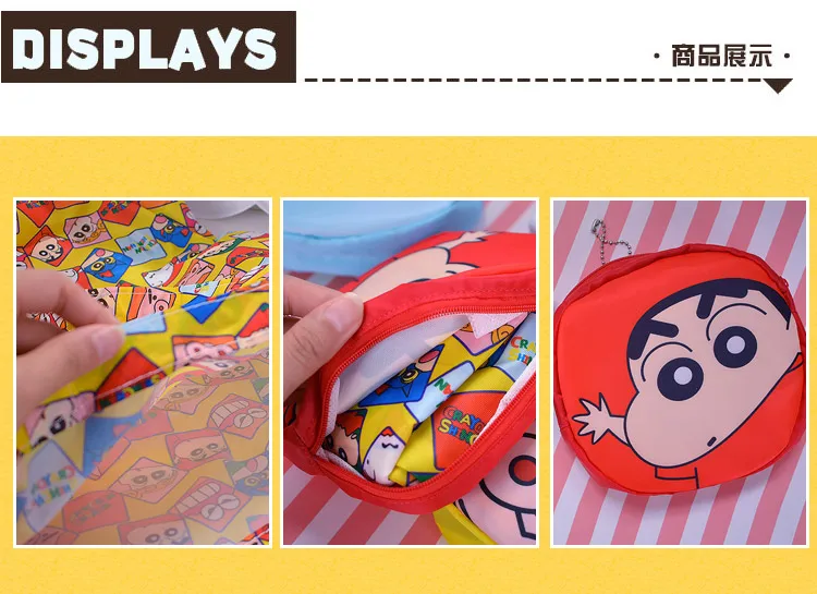 IVYYE 1 шт. Crayon Shin-chan модная переносная сумка для покупок в стиле аниме многоразовая сумка-тоут складные сумки Сумка для хранения новые