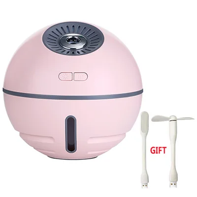 Pink Белый дельфин Мини USB увлажнитель воздуха Арома эфирные масла диффузор перезаряжаемый внешний аккумулятор внутри Портативный USB тумана fogger - Цвет: Pink