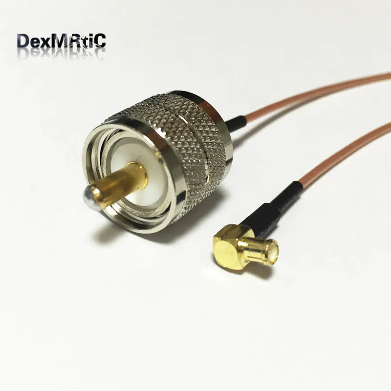 НОВЫЙ УВЧ штекер PL259 переключатель MCX Штекер прямоугольный RF отрезок кабель RG178
