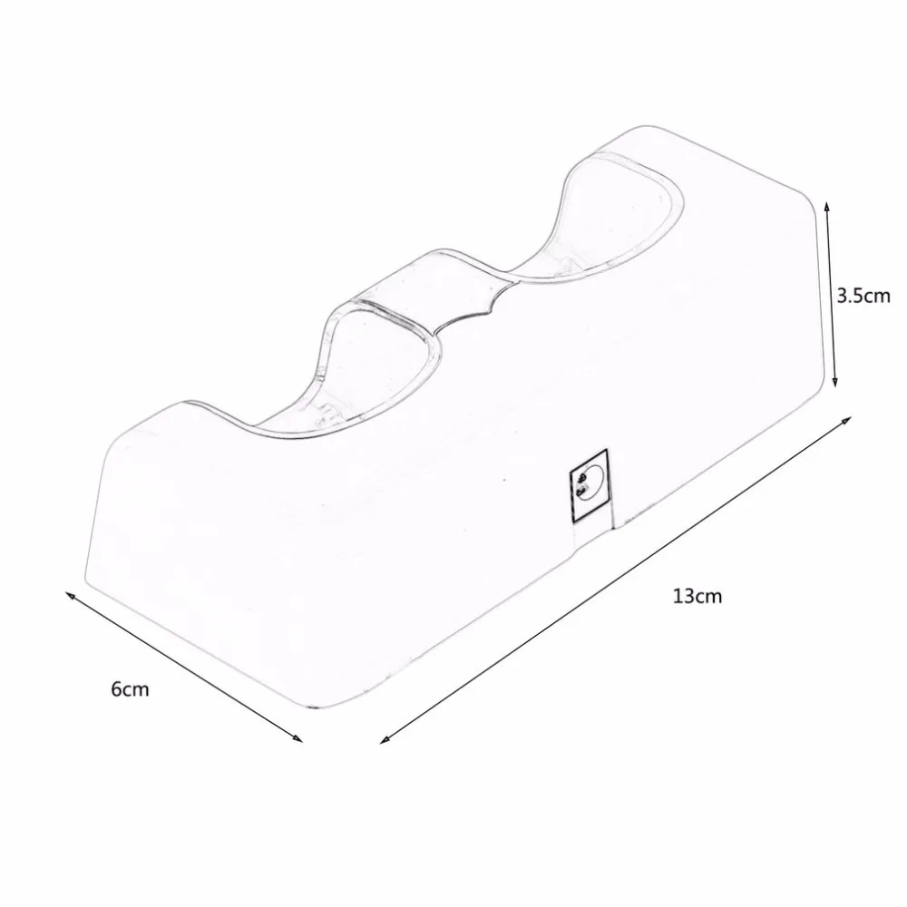 Черный и белый аккумулятор высокой емкости 2x2800 mAh с двойным зарядным док-станцией для пульта дистанционного управления wii