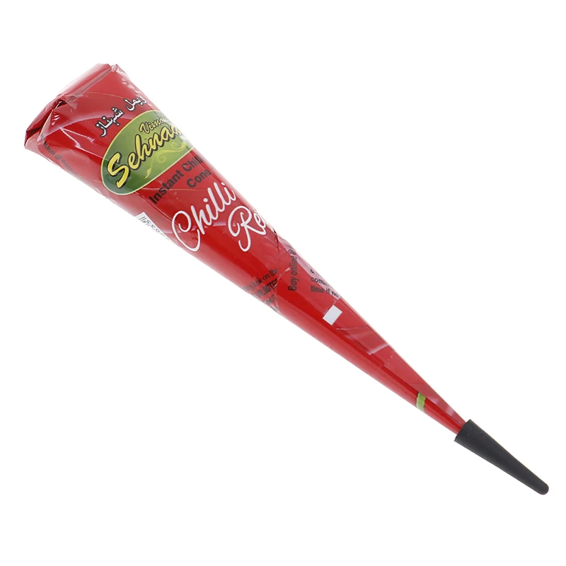 Индийская хна паста временная татуировка красная натуральная конус боди арт