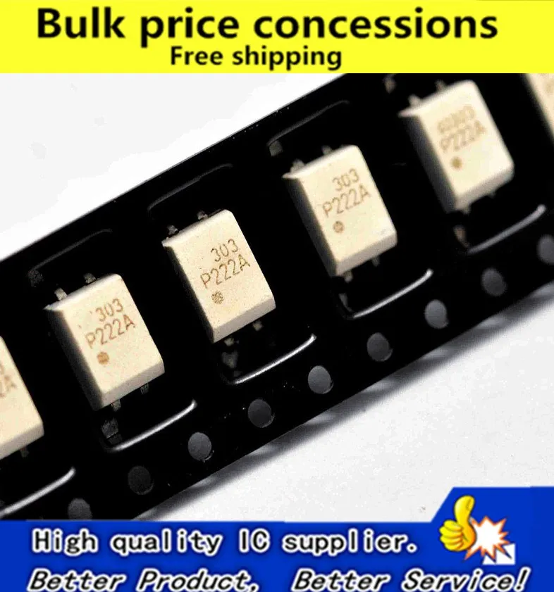 

Free shipping 40pcs/lot TLP222A P222A SOP-4 new original
