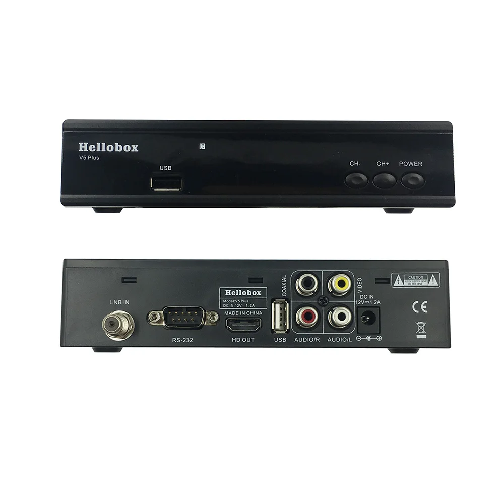 Hellobox V5 Plus H.265 DVB S2 спутниковый ресивер Autoroll PowerVu Biss Поддержка CCCam Newcamd 2 года SCAM 3