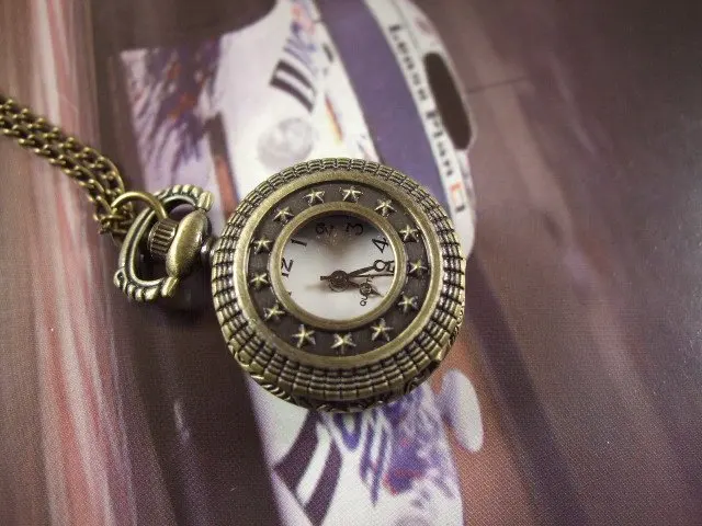2017 Free shipping hot sale wholesale ladies mens New stars mini bronze Pocket Watch Antique 1pcs/lot | Украшения и аксессуары