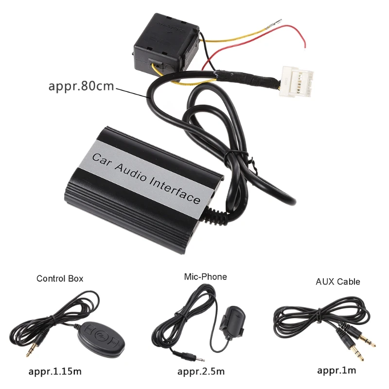 1 компл. Автомобильный Bluetooth гарнитура MP3 музыка USB AUX адаптер Интерфейс для Nissan